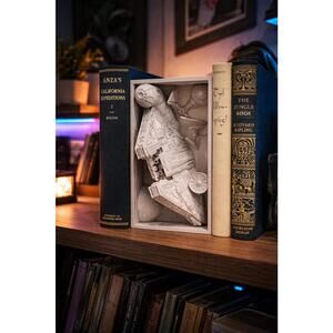 Star Wars Inspired Book Nook Bookshelf Insert, 3D Printed Starship Decor, Sci-Fi